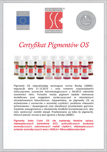 Pigments Certificate